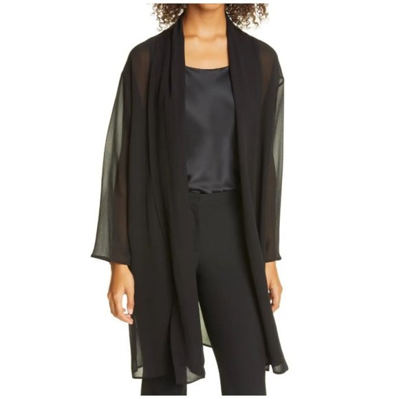 🎁 Eileen Fisher Semi-Sheer Kimono Jacket